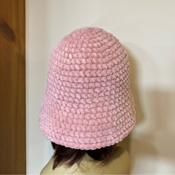 Price Drop - Rose blush, super soft, squishy, bucket hat.Harry Styles Chic  NEW - Picture 9 of 10